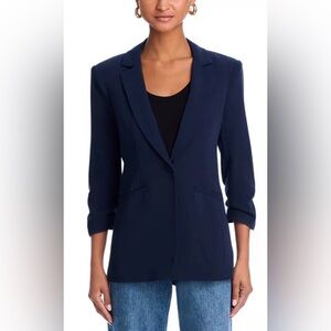 Cinq à Sept Khloe Ruched Sleeve Blazer